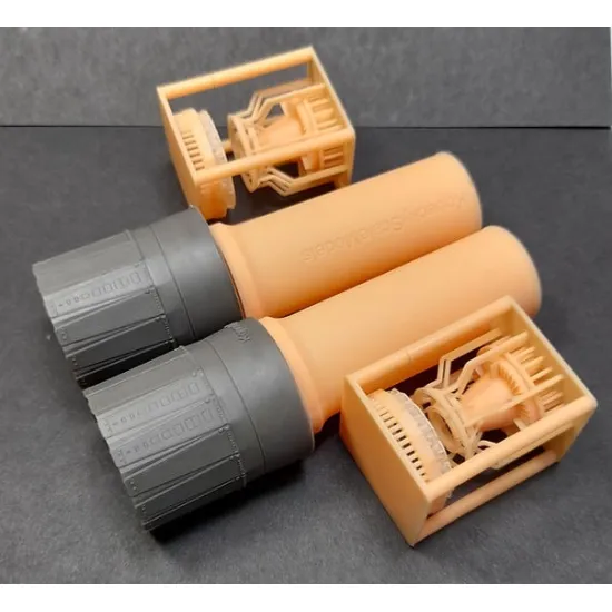 Kopecky Scale Models 32034 1/32 F-4 E/E/G/J/S Phantom Ii Exhaust Nozzles For Tamiya