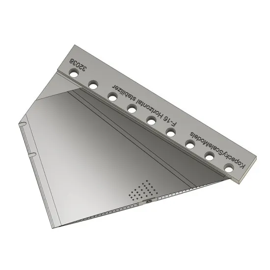 Kopecky Scale Models 32038 1/32 F-16 Horizontal Stabilizers Smooth Surface