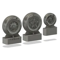Kopecky Scale Models 32040 1/32 F-16 Wheels Block 40 Resin Kit
