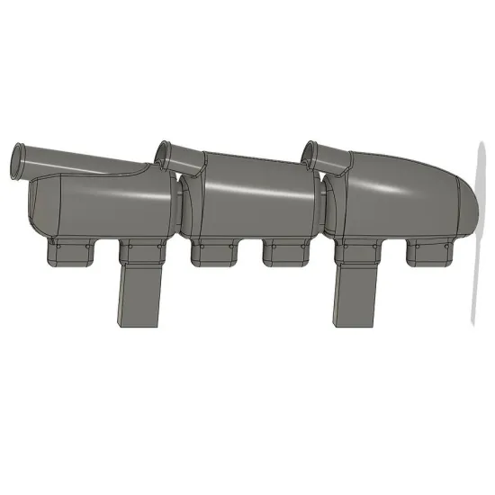 Kopecky Scale Models 32041 1/32 Spitfire Mk.ia Exhaust For Kotare Resin Kit