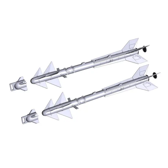 Kopecky Scale Models 32043 1/32 2 Pcs Of Rafael Python 4/5 Aa Missile Resin Kit