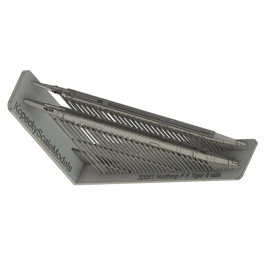 Kopecky Scale Models 32051 1/32 Rails For F-5 Tiger Ii For Kitty Hawk 2pcs