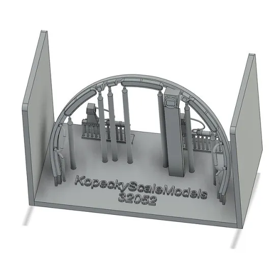 Kopecky Scale Models 32052 1/32 F-15c Canopy Frame For Tamiya Kit