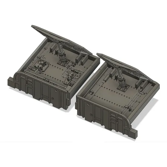 Kopecky Scale Models 32057 1/32 Airbrakes For Northrop F-5 Tiger Ii For Kitty Hawk