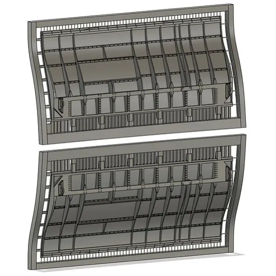 Kopecky Scale Models 32063 1/32 B-17 Bomb Bay Doors For Hk Models Kit