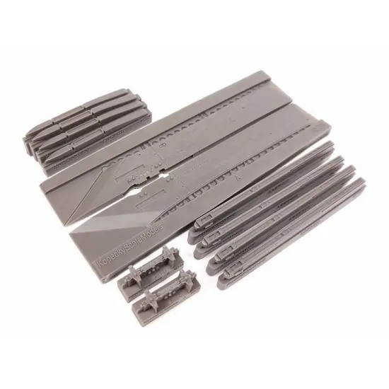 Kopecky Scale Models 48004 1/48 F-15e Pylons And Rails Lau-128 For Smart Aa Missiles For Gwh