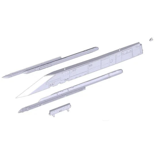 Kopecky Scale Models 48010 1/48 F-15c Early Pylons And Rails Lau-114 And Adu-507 Adapters