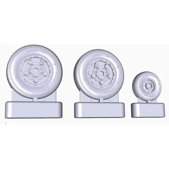 Kopecky Scale Models 48011 1/48 F-15e Modern Wheels Resin Kit