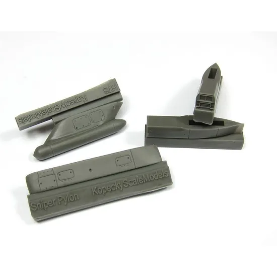 Kopecky Scale Models 48013 1/48 F-16 Wild Weasel Set Hts For Left Side 2x Ale-50 Decoy