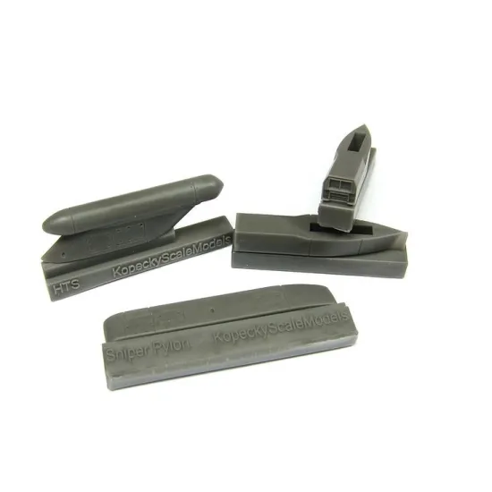 Kopecky Scale Models 48013 1/48 F-16 Wild Weasel Set Hts For Left Side 2x Ale-50 Decoy