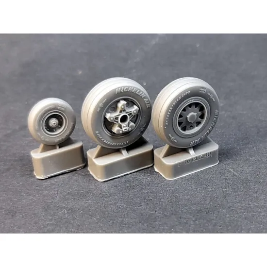 Kopecky Scale Models 48018 1/48 F-16 Block 40 Wheels Resin Kit