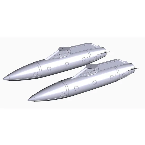 Kopecky Scale Models 48019 1/48 F-16 600 Gallons Fuel Tanks With Pylons