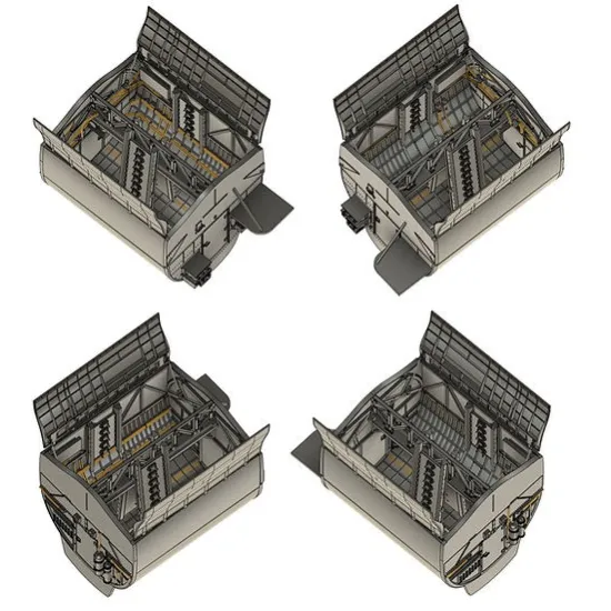 Kopecky Scale Models 48029 1/48 B-17 Bomb Bay For Hk Models Eduard Resin Kit