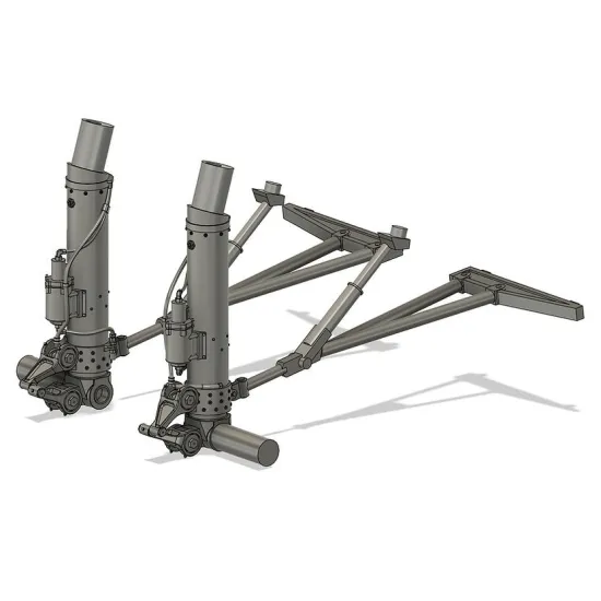 Kopecky Scale Models 48039 1/48 B-17 Landing Gear Loaded For Monogram