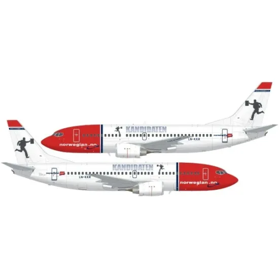 Lima November Decals 144-505 1/144 Norwegian Kandidaten Boeing 737-300