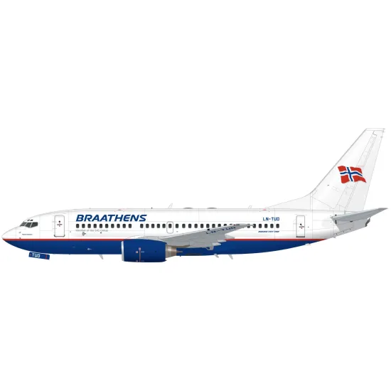 Lima November Decals 144-510 1/144 Braathens Boeing 737-405/505/705 Last Scheme