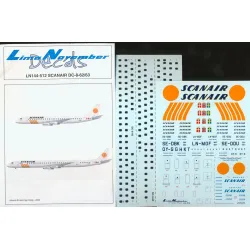 Lima November Decals 144-512 1/144 Scanair Douglas Dc-8-62/63
