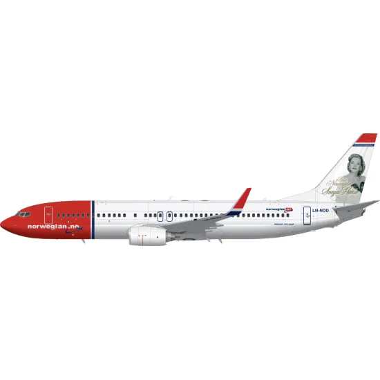 Lima November Decals 144-517 1/144 Norwegian, Ln-nod Sonja Henie Boeing 737-800