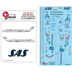 Lima November Decals 144-529 1/144 Sas Md-82 Lillehammer 94 Colours