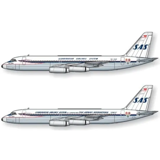 Lima November Decals 144-534 1/144 Sas Convair Cv-990a Coronado Incl Leased To Thai