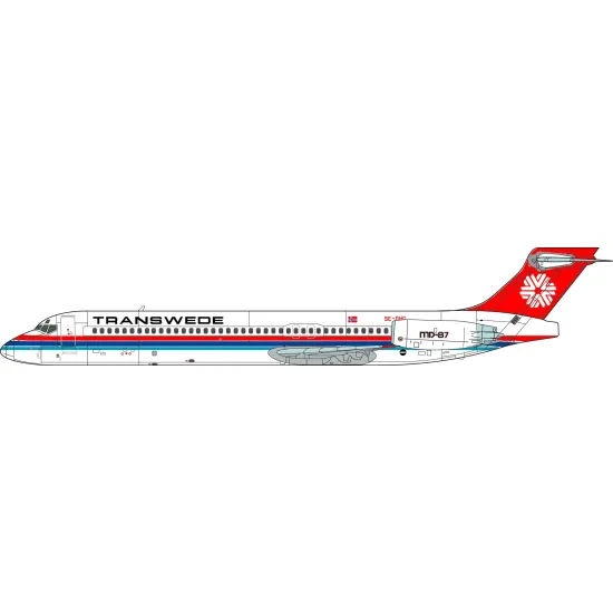 Lima November Decals 144-535 1/144 Norway Airlines MD83 and MD87 includes Transwede tit