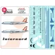Lima November Decals 144-542 1/144 Internord Convair Cv990a