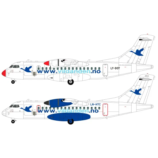 Lima November Decals 144-545 1/144 Helitrans As Vildanen Atr 42-300qs