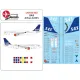 Lima November Decals 144-553 1/144 SAS Airbus A320s