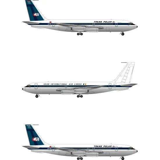 Lima November Decals 144-556 1/144 Trans-polar Boeing 720