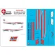 Lima November Decals 144-560 1/144 Braathens Safe B767-205