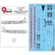 Lima November Decals 144-564 1/144 Dnl Norwegian Air Lines Dc-4