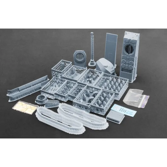 Scalex Sm-72001 1/72 Fcm 50t French Heavy Tank Scale Model Kit For Scale X