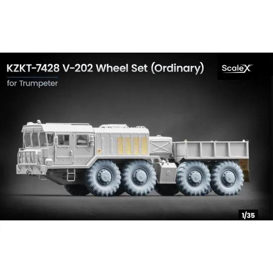 Scalex Wm-35030 1/35 Kzkt-7428 V-202 Ordinary Wheel Set For Trumpeter