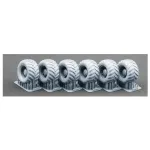 Scalex Wm-35041w 1/35 Archer Fh77bw Twin 482 Weighted Wheel Set For Hobby Boss
