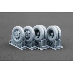 Scalex Ww-35007 1/35 Blitz Early V2 Ordinary Wheel Set For Italeri Tamiya Miniart Dragon