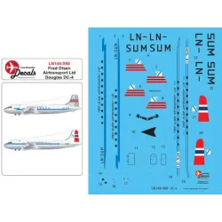 Lima November Decals 144-568 1/144 Fred Olsen Old And New Scheme For Dc-4