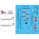 Lima November Decals 144-568 1/144 Fred Olsen Old And New Scheme For Dc-4