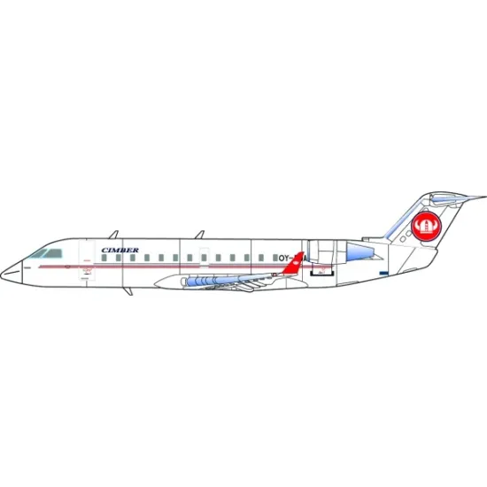 Lima November Decals 144-570 1/144 Cimber Including Flying For Sas Canadair Crj200