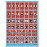 Techmod 72807 1/72 Decal For German Ww Ii Vehicle Recognition Drapes