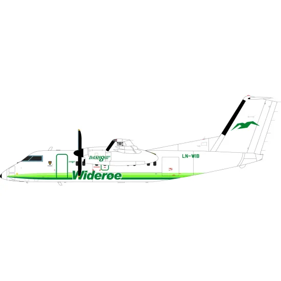 Lima November Decals 144-600 1/144 Wideroe Dhc-8-100s Old Scheme