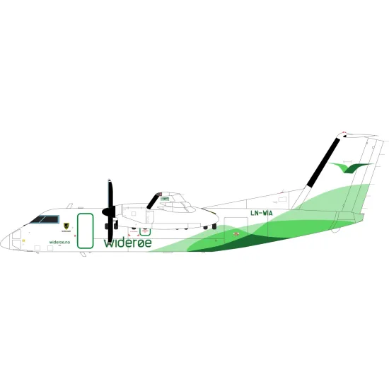 Lima November Decals 144-601 1/144 Widerøe DHC-8-100s new scheme