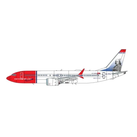 Lima November Decals 144-606 1/144 Norwegian B737-max 8 Ei-fyd Benjamin Franklin