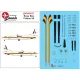 Lima November Decals 144-617 1/144 Busy Bee Fokker 50