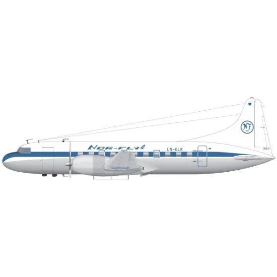 Lima November Decals 144-621 1/144 Nor-fly Convair Cv440