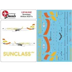 Lima November Decals 144-642 1/144 Sunclass Airbus A321