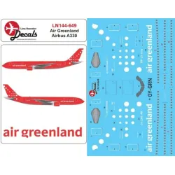 Lima November Decals 144-649 1/144 Air Greenland A330