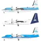 Lima November Decals 144-659 1/144 Klm Cityhopper Fokker 50 All 3 Schemes