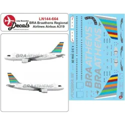 Lima November Decals 144-664 1/144 Bra Braathens Regional A319