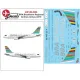 Lima November Decals 144-664 1/144 Bra Braathens Regional A319