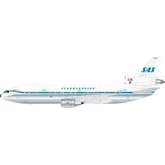 Lima November Decals 144-667 1/144 Sas Dc-10 First Scheme